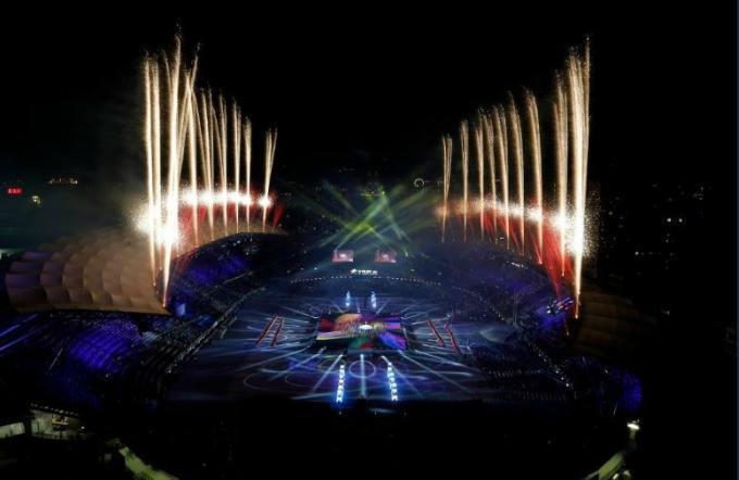 Inauguración de la Universiada 2017 en Taipéi. Foto tomada de @FISUnetwork.