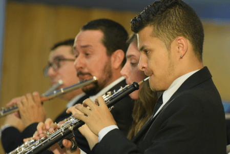 Instrumentos de viento hacen parte de la Orquesta Sinfónica de Eafit