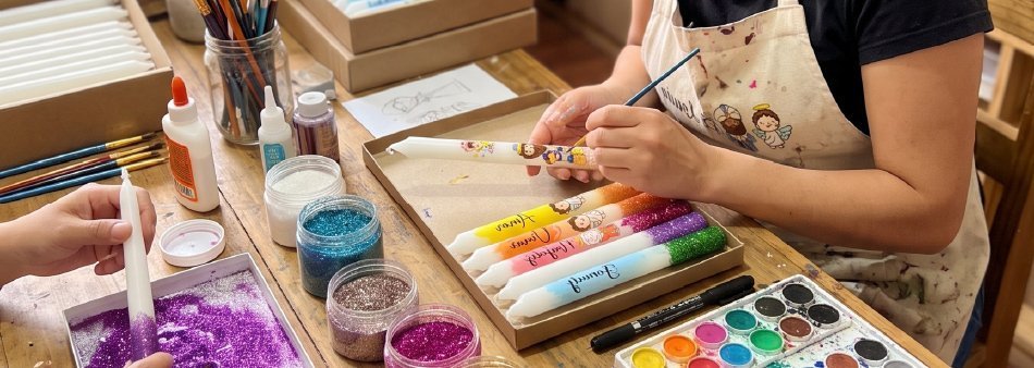 Taller de navidad: velas con intención